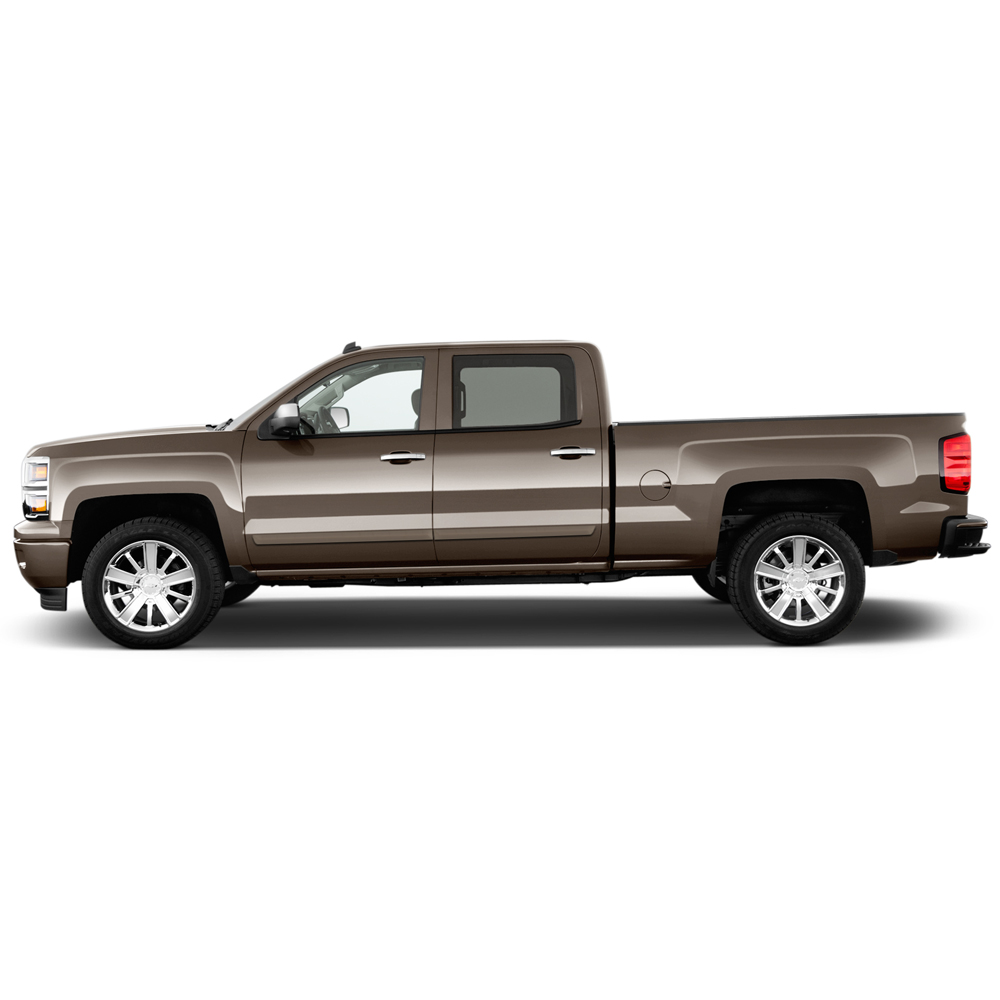 Body Side Moldings : Chevrolet Silverado Crew Cab Painted ...